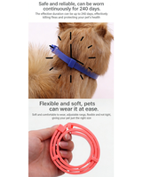 Collier apaisant OEM pour chats, collier aux phéromones longue durée, aide à calmer les chats pendant 60 jours, réduit le stress, l'anxiété et les bruits forts