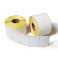Étiquettes imprimables de haute qualité, étiquettes vierges, étiquettes à code-barres, étiquettes alimentaires, étiquettes thermiques en rouleau 40*30mm
