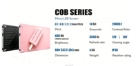 Écran LED COB intérieur à matrice de pixels de 1,5 mm, format 16:9, P0.9, P1.2, P1.5, pour cinéma maison et mur vidéo