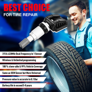 Lansmanı LTR-V RF-<span class=keywords><strong>SENSOR</strong></span> TPMS sensörü 315MHz 433MHz programlanabilir 2 1 evrensel lastik basıncı izleme sensörü - Product Image 2