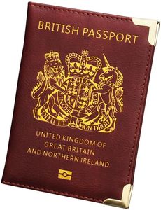 Porta Pasaportes Duradero con Bloqueo RFID, con Múltiples Ranuras para Tarjetas, Ligero, Funda para Pasaporte del Reino Unido/Inglés - Product Image 5