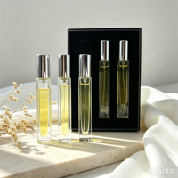 Flacon capsule en verre vide haut de gamme de 10 ml avec bouchon en caoutchouc et sérigraphie pour l'emballage de crèmes de soin (crème pour le visage, crème pour les yeux)