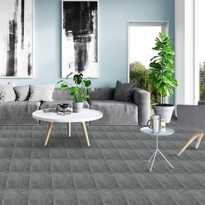 Suelo rectangular de vinilo autoadhesivo antideslizante impermeable ignífugo dormitorio moderno cocina baño pedido por correo embalaje - Product Image 3