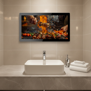 Espejo Mágico Inteligente para el Hogar de 32 Pulgadas y 1080P, Tableta Android con POE, NFC, RJ45, Wi-Fi, 4G, Pantalla Táctil, Cuatro Núcleos Rockchip para Baño de Hotel - Product Image 1