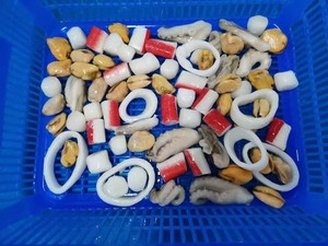 Surtido de mariscos <span class=keywords><strong>congelados</strong></span> al por mayor que incluye tentáculo de calamar y carne de mejillón Surimi palitos envasados a granel - Product Image 3
