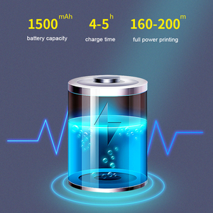 20-80 mét thông minh di động không dây dính dp30s lá vàng Rollo máy in nhãn giấy cầm tay dệt nhận vretti trong kho - Product Image 5