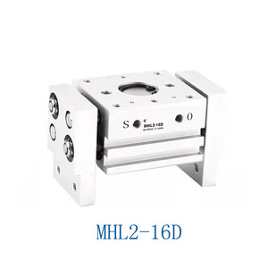 Cylindre de serrage pneumatique parallèle de type SMC MHL2-10D/16D/20/25D, cylindre à doigts en plastique et en acier, pince fine - Product Image 2