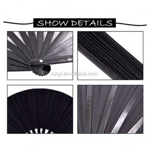 Abanico Plegable de Bambú Personalizado con Logotipo 2025, 33 cm, Colorido, Publicitario, DIY, Regalo Promocional - Product Image 5