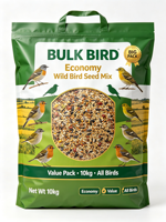 Sac d'emballage pour aliments pour oiseaux en plastique épais, bonne étanchéité, anti-poussière, pour le stockage et l'expédition d'aliments pour oiseaux de compagnie