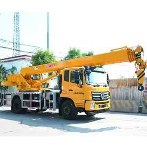 Prix bas 12 t camion grue grues à flèche télescopique mobile 16 t camion à flèche grues vente