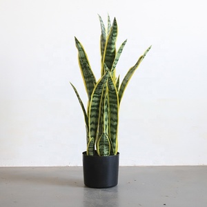 <span class=keywords><strong>Planta</strong></span> de Serpiente Artificial de 80 cm, Realista, Resistente a los Rayos UV, Ecológica, Duradera, con Tacto Natural, <span class=keywords><strong>Planta</strong></span> Moderna en Maceta de Plástico para el Hogar - Product Image 2