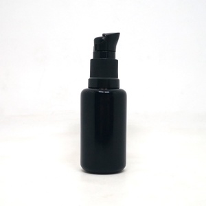 5ml-100ml UV Black Dark Violet Skin Care Essential Oil Serum <b>Dropper</b> Spray Pump Glass Cosmetic <b>Bottle</b> with Screen Printing - Product Image 5