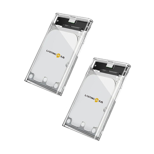 Caja Externa Transparente LASTINGIN Tipo-C USB2.0 3.0 3.1 para Disco Duro Móvil de 2.5 Pulgadas, Carcasa para Unidad de Estado Sólido SSD Tipo C - Product Image 1