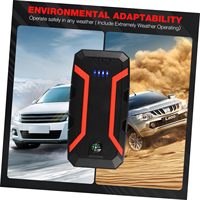 Chargeur de batterie de secours Luxshiny pour camion, moto, voiture, 1000A, USB Type-C, 10000mAh, 120W, charge rapide, anti-étincelles, batterie externe d'urgence, LED