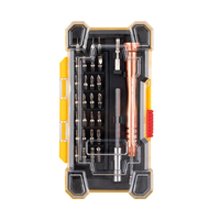 32 Stuks Precisie Schroevendraaier Set Met Bits En Aluminium Schroevendraaier Handvat Voor Mobiele Telefoon Repareren