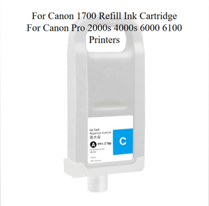 <span class=keywords><strong>Cartouche</strong></span> d'<span class=keywords><strong>encre</strong></span> rechargeable Supercolor PFI 1700 PFI-1700 PFI1700 avec puce pour imprimantes <span class=keywords><strong>Canon</strong></span> Pro 2000 4000 4100 6100 - Product Image 3