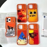Coques de téléphone portable personnalisées en TPU+PC 360° résistantes aux chocs et aux rayures, design animal, pour 17 Pro/16/15 Pro Max/14