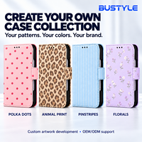 Étui de téléphone à clapet personnalisé imprimé pour iPhone Duo 18, plusieurs modèles de téléphones, logo en relief, OEM, vente en gros, personnalisation de la marque en usine