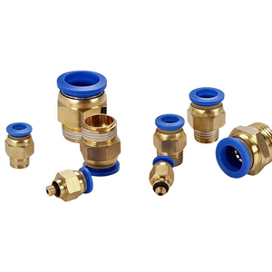High Quality Pneumatic Air Tube Fittings Male NPT Thread <b>Quick</b> <b>Connector</b> Air Line <b>Quick</b> Connect Straight Male Pneumatic Fittings - Product Image 2