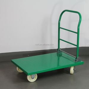 RH-WT02-2 1000*700*920 मिमी फोल्डेबल गोदाम ट्रॉली 800 किलोग्राम भारी शुल्क सामग्री हैंडलिंग ट्रॉली - Product Image 2