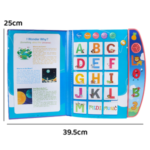 Điện tương tác âm thanh cuốn sách bé cảm giác Playbook đồ chơi cảm ứng & tìm hiểu Cuốn sách với âm nhạc trẻ em juguetes educativos - Product Image 6