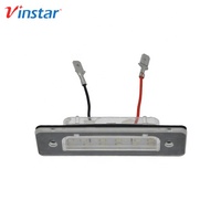 Vinstar Lampu Pelat Nomor LED Putih E-mark Restyling Pasar Kualitas Baik untuk BMW M1 Z1 E12 E23 E30 E12 E26 E28