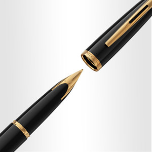 Série <span class=keywords><strong>Waterman</strong></span> Weidiwen Haiyun, design épuré, pointe en métal incrustée d'or 18 carats, <span class=keywords><strong>stylo</strong></span> à encre, boîte cadeau, gravure personnalisée - Product Image 3