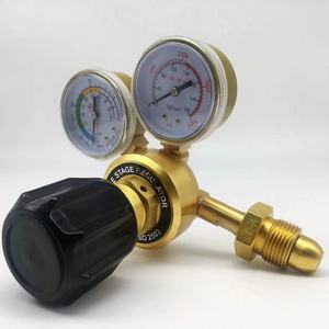 Regulador de Presión de Argón y Dióxido de Carbono de Latón, Manómetro de CO2 y Válvula Reductora para Helio y Acetileno para Uso Industrial - Product Image 5