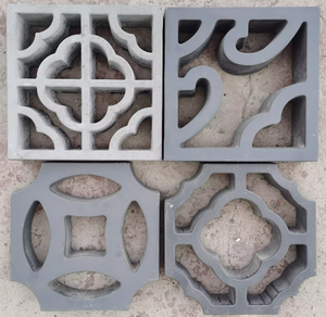 Đẹp courtuard trang trí bê tông cửa sổ nhựa nghệ thuật khoe khối gạch Khuôn đất nung làm bằng tay đất sét tường gạch rỗng - Product Image 3