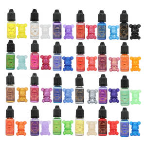 散装环氧树脂24色DIY手绘珍珠粉艺术颜料液用于绘画和铸造 - Product Image 4