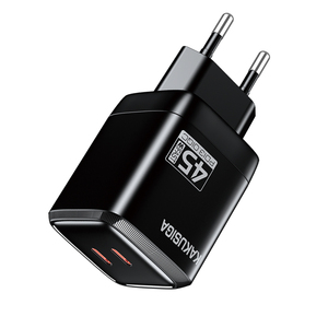 Chargeur rapide Kakusiga Dual USB C PD 45W Noir KSC 1604 - Product Image 2