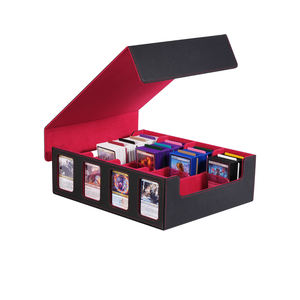 <span class=keywords><strong>กล่อง</strong></span>ใส่บัตรธุรกิจแบบเปิดได้สี่แถว หนัง PU ลายแม่เหล็ก <span class=keywords><strong>แยก</strong></span>ส่วนได้ ความจุขนาดใหญ่ 2400+ ใบ ป้องกัน RFID ยี่ห้อ JIAYU - Product Image 1