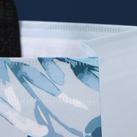 Sacs de courses réutilisables écologiques personnalisés en non-tissé, sacs cadeaux pliables tendance avec logo personnalisé, sacs de shopping géométriques en non-tissé