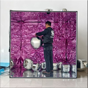 LEDA OEM ODM Decoración para Fiestas Temáticas, Espejo para Fotomatón, Caja de Fondo con Globos para Sesiones de Fotos en Eventos de Moda Rosados - Product Image 1