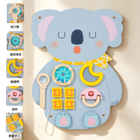 Panel de Pared de Madera Montessori para Guardería, Equipo de Entrenamiento Sensorial, Juego de Tablero de Actividades, Juguetes Educativos para Niños