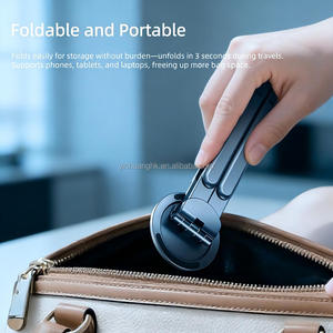 Soporte de Teléfono 3 en 1 de Aluminio Portátil, Multifuncional, Plegable, Rotación de 360 Grados, Altura Ajustable, Trípode para Escritorio - Product Image 4