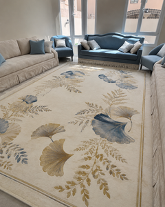Tapis fait main <span class=keywords><strong>de</strong></span> luxe en <span class=keywords><strong>laine</strong></span> et soie, tufté à la main, design personnalisé, taille et couleur sur mesure, respectueux <span class=keywords><strong>de</strong></span> l'environnement, pour salon et chambre à coucher, fabriqué par une usine ODM - Product Image 2