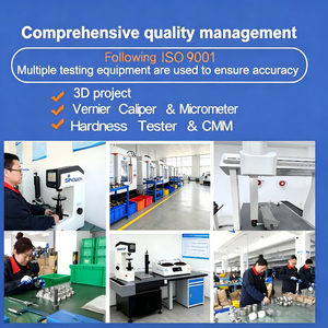 Pièces de précision usinées CNC, pièces mécaniques personnalisées, revêtement en poudre d'aluminium, usinage CNC 5 axes, service personnalisé - Product Image 4