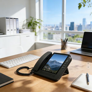 <span class=keywords><strong>Teléfono</strong></span> Empresarial Android con Pantalla Táctil de 7 Pulgadas DLNA, <span class=keywords><strong>Teléfono</strong></span> Fijo Inalámbrico GSM 4G con 1 Año de Garantía para Oficina y <span class=keywords><strong>Hogar</strong></span> - Product Image 4