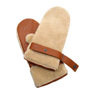 Gants pour femmes, mitaines en <span class=keywords><strong>cuir</strong></span> de haute qualité pour hommes, mitaines d'<span class=keywords><strong>hiver</strong></span> personnalisées en fourrure de mouton, mitaines d'<span class=keywords><strong>hiver</strong></span> en <span class=keywords><strong>cuir</strong></span> pour adultes - Product Image 4