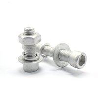 Vis et écrous personnalisables en acier inoxydable anodisé 316 noir JINGSHUO pour supports de montage solaire