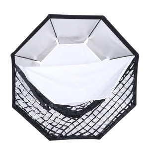 Grille octogonale 55/60/65/80/90/95/120/140cm pour éclairage photo et vidéo, type nid d'abeille - Product Image 3