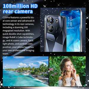<span class=keywords><strong>Meilleur</strong></span> téléphone intelligent Android original débloqué 5G C20pro pour les <span class=keywords><strong>jeux</strong></span> mobiles Connectivité LTE avec caméra arrière 108MP - Product Image 5