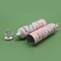 Tubes cosmétiques en aluminium et plastique personnalisés pour crème solaire, crème pour les mains et les yeux, 65g 85g, vides, à presser, pour soins de la peau