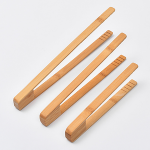 <span class=keywords><strong>Mini</strong></span> pince alimentaire <span class=keywords><strong>en</strong></span> gros, pinces à pain, pince à épiler réutilisable <span class=keywords><strong>en</strong></span> bambou - Product Image 6