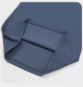 Costume da bagno elastico da <span class=keywords><strong>donna</strong></span> con logo personalizzato. Pantaloni lunghi attillati a cerniera stile sportivo. - Product Image 6
