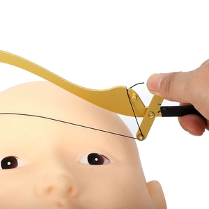 Hilo Metálico Dorado para Mapeo de Cejas, Soporte para Hilo, Regla para Cejas, Herramienta para PMU y Microblading - Product Image 4
