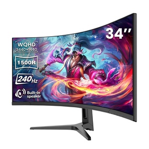 Moniteur de jeu incurvé Rovesky 34 pouces, prix d'usine, nouveau, 240 Hz, 1 ms, 21:9, 120 % sRGB, HDR, IPS LCD, temps de réponse de 1 ms - Product Image 1