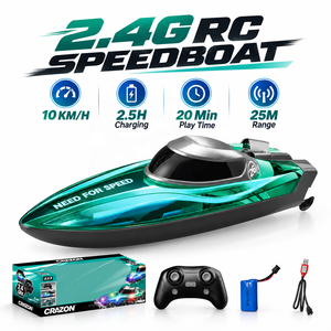 <span class=keywords><strong>Barco</strong></span> RC, <span class=keywords><strong>Barco</strong></span> a Control Remoto, Lancha <span class=keywords><strong>El</strong></span>éctrica RC, Proveedor Mayorista para Distribuidores, Juego de Juguetes Acuáticos de Carreras para Exteriores para la Familia - Product Image 2