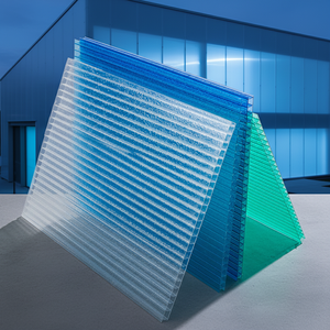 Waterproof Polycarbonate Corrugated Sheet With UV Resistance, Lightweight Wave Sheet For Outdoor <strong>Roofing</strong> &amp; Canopies - Product Image 1